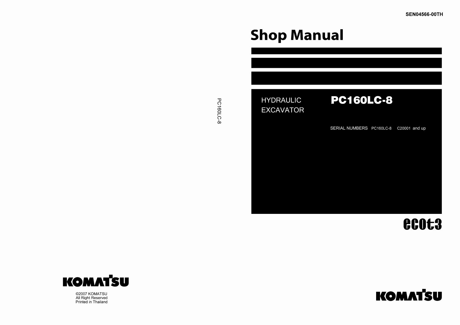 PC160LC-8 Shop Manual (2)